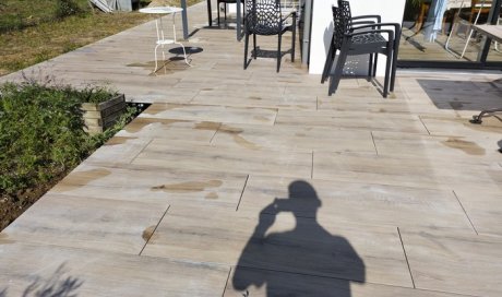 Création d'une terrasse chez un particulier à Saint-Nazaire